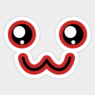 Kawaii Face Sticker